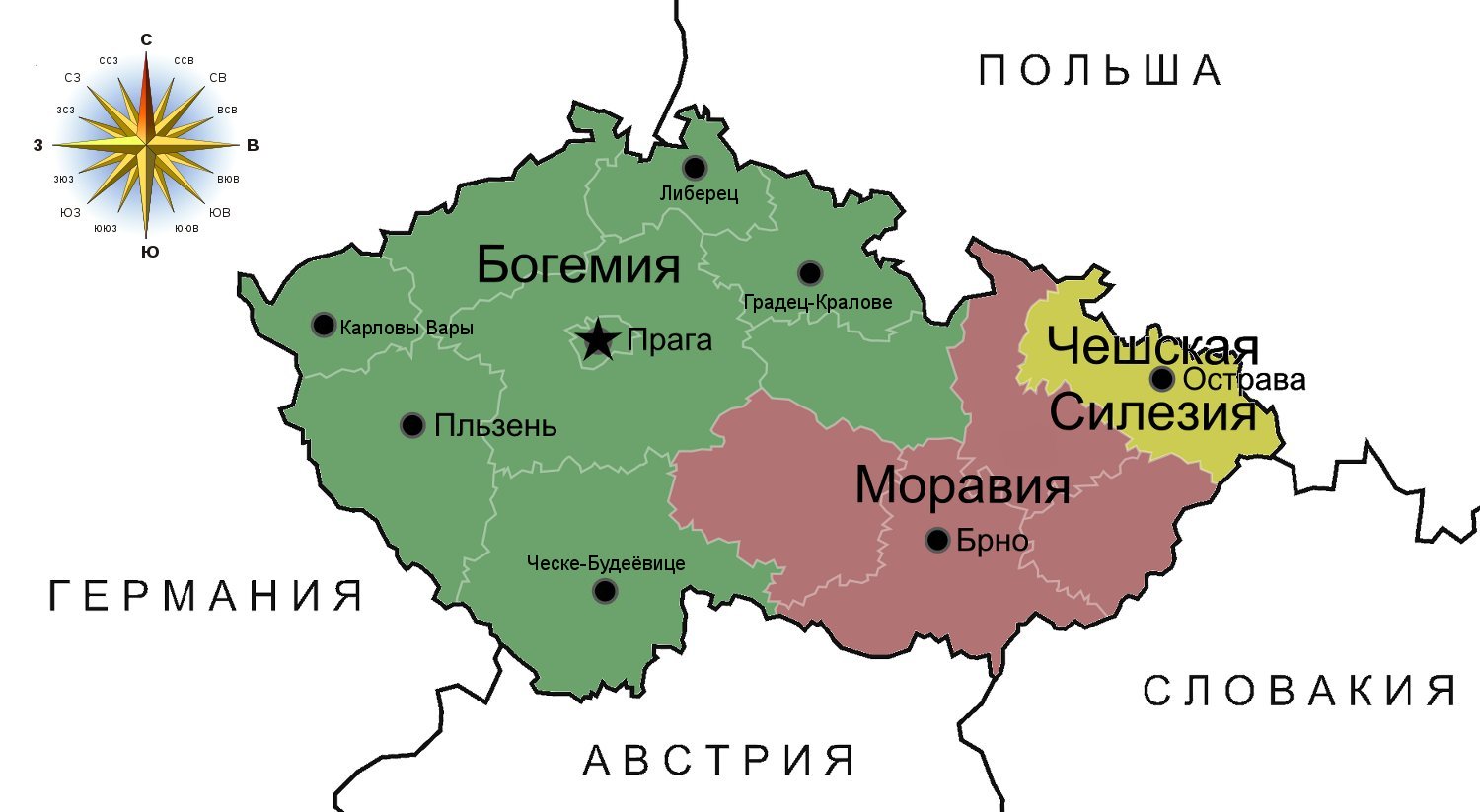 Классификация чешских замков